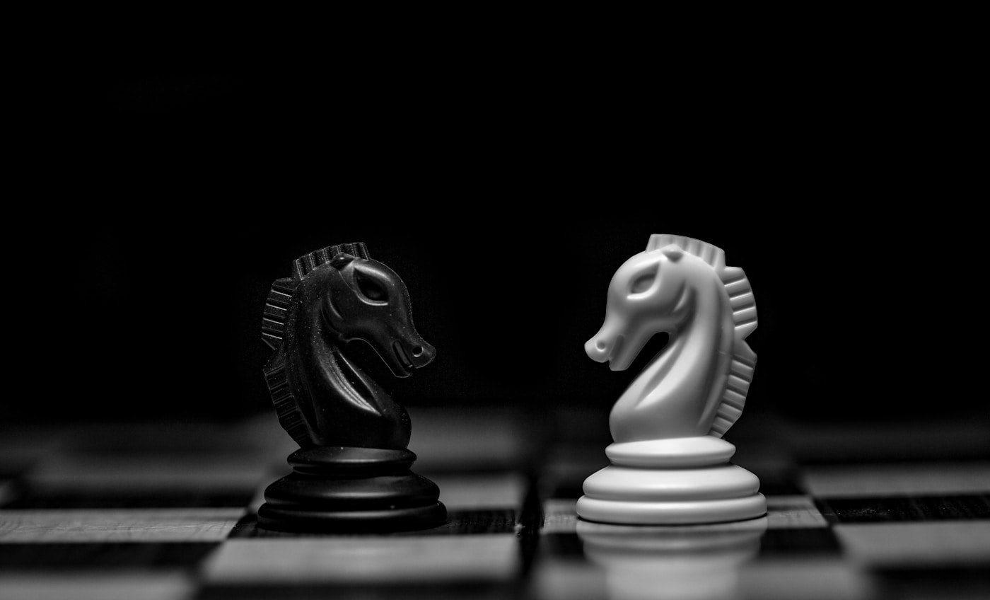 Chess pieces representing strategy and thoughtful decisions